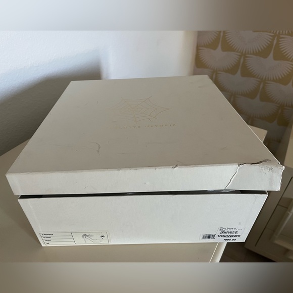 Charlotte Olympia Sabrina Black Platform with Gold Shoes size 6 - Picture 13 of 13